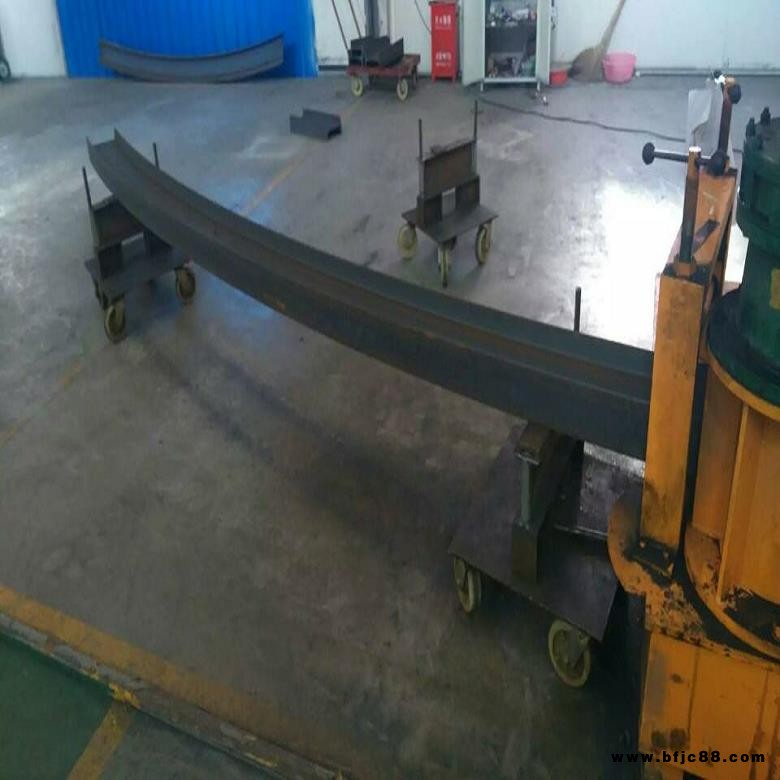 焦作H型鋼彎弧機 小半徑工字鋼彎曲 臥式工字鋼彎圓機