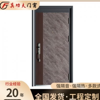 防爆別墅大門鋅合金門雙開子母門入戶甲級鋅合金家用門工程防盜門