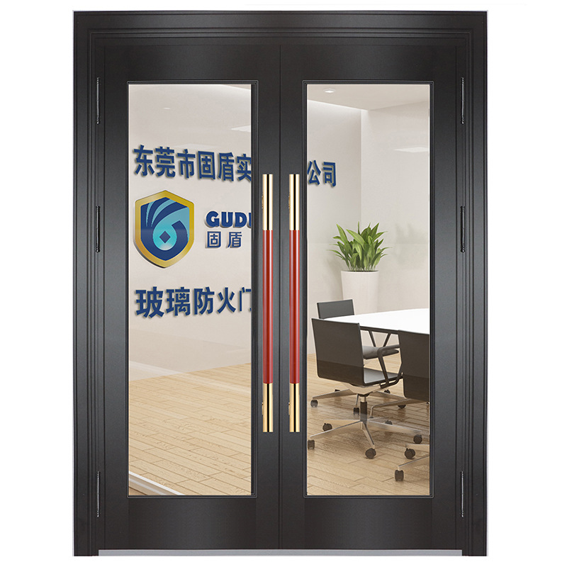 玻璃防火門廠直銷黑鈦不銹鋼玻璃防火門交期準(zhǔn)時(shí)示例圖6