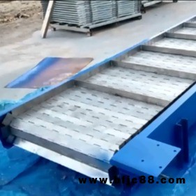工廠定制 龍骨鏈輸送線 節距38.1 塑料鏈板輸送機 流水線生產 浩宇輸送設備