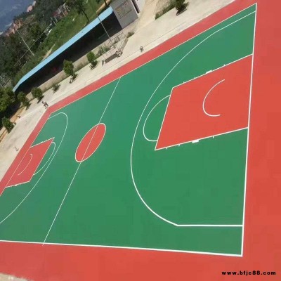 塑膠地板 塑膠籃球場 硅PU球場 硅PU球場材料 華飛供應(yīng)