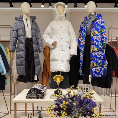 柏斯寶莉20冬 品牌折扣專柜撤柜女裝 新款羽絨棉服品牌走份批發(fā) 抖音快手直播貨源批發(fā)