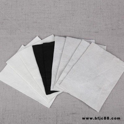 土工布批發(fā) 公路養(yǎng)護(hù)土工布 白色防水無(wú)紡 長(zhǎng)絲針刺 無(wú)紡?fù)凉げ?一布一膜 一布兩膜 匯希