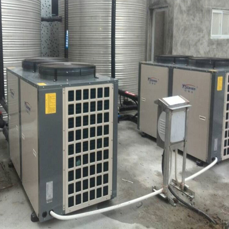 2空氣能熱水器 學校工地工廠浴室 商用空氣源熱泵 工地空氣源熱水示例圖4