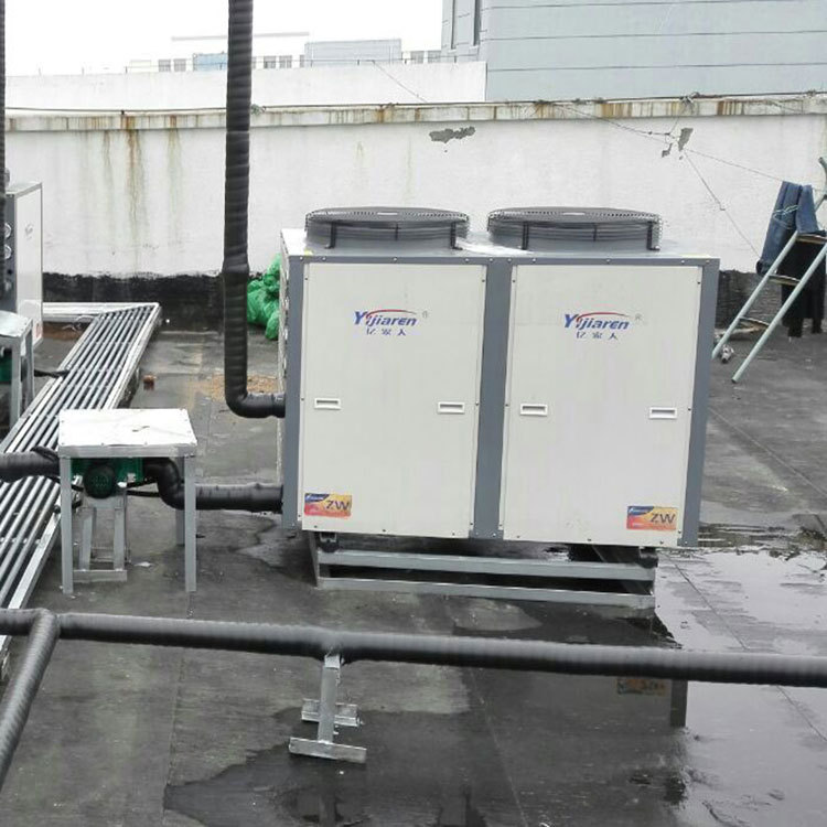 2空氣能熱水器 學校工地工廠浴室 商用空氣源熱泵 工地空氣源熱水示例圖6