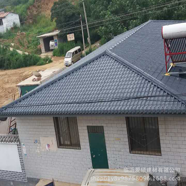 廠家直銷 棗莊合成樹脂瓦 別墅屋頂瓦 仿古琉璃瓦 優(yōu)質(zhì)ASA樹脂瓦示例圖9