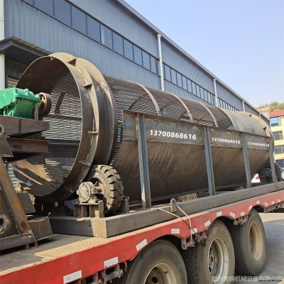 大型砂石篩分機(jī) 定制無軸滾筒篩的斜度 滾筒篩規(guī)格型號(hào)齊全
