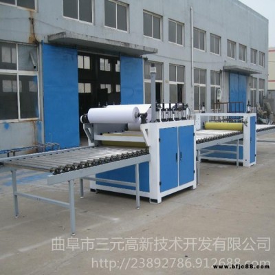 1320型自動推板隔音板材貼紙機 pur熱熔膠木飾面貼面機PET高光膜平貼機