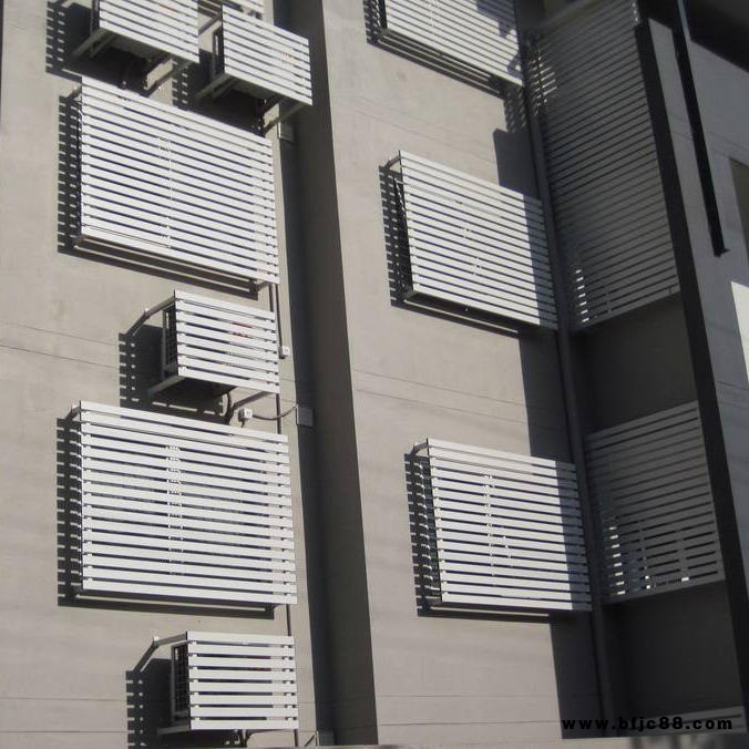 防水百葉窗 定制空調百葉 外墻出風口鋁合金防水百葉定做